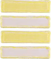 Pack of 4 Microfibre Mop Covers, Window Cleaner Replacement Parts Compatible with Kärcher Window Vacuum Cleaner WV2 WV5, Kärcher Window Vacuum Cleaner Accessories, Window Cleaner Cloths Mop Pad