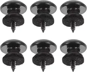 LOLIPPYY 6 Pcs Durable Guitar Strap Mounting Buckles Fixator for Ukulele and Electric Guitar Easy Installation Space Saving Design