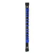 Socket Organizer 1/4" Drive x 16 Clips Portable Socket Clip Rail Holder, Blue