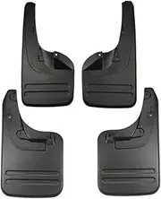 Compatible with Toyota Hilux Compatible with VIGO REVO 4WD Mudguard Fender Mud Flaps Guard Splash Mudflaps Car Accessories Front Rear 4PCS(A)