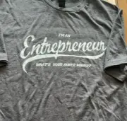 I’m An Entrepreneur What’s Your Superpower? NAVY Long Sleeves Size YOUTH LARGE