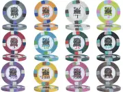 500pcs 14G KNIGHTS POKER CHIPS BULK - Choose Denominations