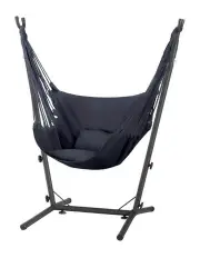 [Gardeon] Hammock Chair with Stand in Grey