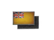 Flag patch printed badge country vintage niue