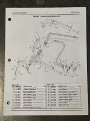 J1 - A New Parts Catalog For A Cub Cadet 610 Front End Loader
