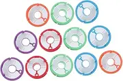 Bobbin Spool Set 12pcs Fishing Line Reel Winder for Fly Fishing Lightweight Random