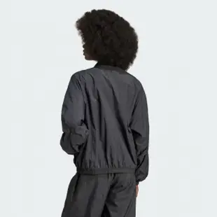 【adidas 愛迪達】外套 女款 運動外套 風衣外套 NYLON WINDBREAK 黑 IT6726