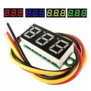 10Pc Mini DC 0-100V 0.28" 3-Digital Voltmeter LED Voltage Panel Meter 3-WiresZO2