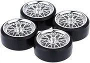 4Pcs/Set 1/10 Drift Car Tires Hard Tyre for Traxxas HSP Tamiya HPI Kyosho On-Road Drifting Car