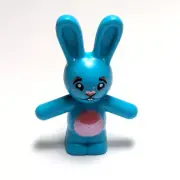 Lego - Minifigure Utensil - Blue Pink, Toy Rabbit Bunny Plush