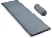 SAN HIMA Self Inflating Mattress with Extendable Snap Design, Camping Self Inflating Sleeping Mat for Outdoor, Backpacking, Hiking and Traveling, 10cm Thick, Single
