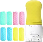 [T Tersely] 10 Pack Silicone Bottle Covers,Cruise Ship Essentials, Travel Accessories Luggage for Women Men, Travel Essentials for Women Men,Leak Proofing, Fit Most Travel Size Bottles Toiletries,