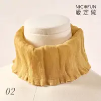 在飛比找momo購物網優惠-【NicoFun 愛定做】木質系17 淡米駝柳葉絲 百搭圍脖