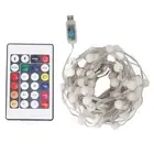 Ball String Light 100 LEDs 16 Colors USB Powered Decorative Lamp String