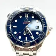 Omega 300M Seamaster Diver 300M Co Axial Blue Dial Full Set-212.30.41.20.03.001