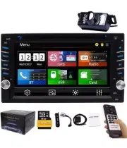 Double Din Car Stereo GPS Navigation System DVD Player Bluetooth 2 Din Car Radio