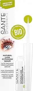 [Sante Naturkosmetik] Natural Lash Extension Serum, Eyelash Booster for Extension and More Growth, No Hormones, Vegan, 3.5 ml