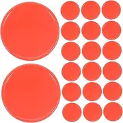 Toyvian 100pcs Colored Round Counting Chips Childrens Game Tokens Blank Poker Chips for Teaching for Math Sorting and Grouping Activities Fun Party Game Markers