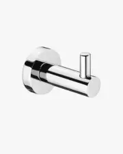 Round Hanger Wall Single Towel Robe Hook Holder Brass Bathroom Chrome NEW