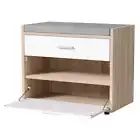 Artiss Shoe Cabinet Bench Shoes Storage Organiser Rack Fabric Wooden Cupboard