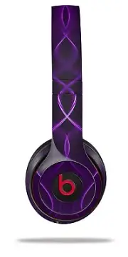 Skin Wrap for Beats Solo Wireless 2 3 4 Abstract 01 Purple SKIN ONLY