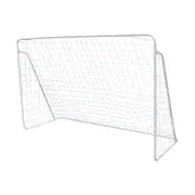 2 x Portable Soccer Goal Post Net Steel Frame Outdoor Football Training Practice