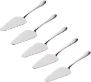 Pack of 5 Stainless Steel Pie Pizza Cake Pastry Server 8.9inch Dessert Shovel