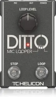 TC HELICON vocal/microphone looper DITTO MIC LOOPER New