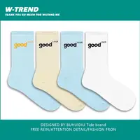 在飛比找蝦皮購物優惠-【W-Trend】簡約 GOOD LUCK LOGO 寶寶藍