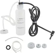 Car Brake Bleeding Clutch Fluid Bleeder Kit Vacuum Pump 500ml Air Powered Tool