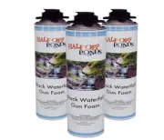Half Off Ponds Black Waterfall Gun Foam - (3) Pack of 24oz Cans - GF24-3PK