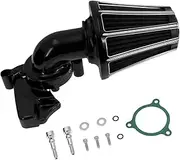 Wivplex Air Filters Black Motorcycle Air Cleaner Intake Filter, for Harley, Touring Softail Heritage Classic Road King Street Glide 2018-2021 Motorcycle Air Filter