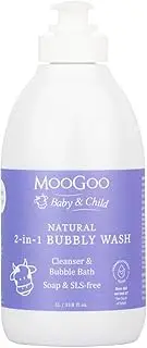 MooGoo baby child natural 2 in 1 Bubbly wash 1L
