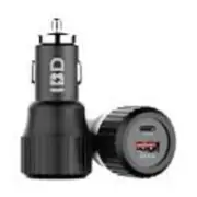POPRUN 63W QC3.0+PD CAR CHARGER. IBD337-PD