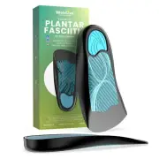 Plantar Fasciitis Relief Insoles - 3/4 Anti-Slip & Arch Support Inserts - Pla...