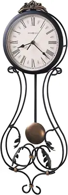Peacock II Wall-Clocks, Charcoal Gray