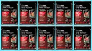 10 Ultra Pro ONE TOUCH 35PT BLACK BORDER UV Card Holder Display Case Magnetic