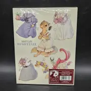 Vintage Benjamin Bushytail Embossed Paper Doll Postcard Set Kathy Lawrence NEW