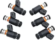 6pcs/lot Fuel Injectors IWP022 Compatible for VW AFP VR6 2.8 AES Euro Van Golf Compatible for Jetta 805000348303 021906031D