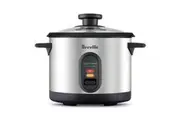Breville BRC310BSS 500W Set & Serve 7 Cups Rice Cooker Steamer Stainless Steel