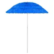 Hawaii Beach Parasol Umbrella Blue 180cm Outdoor Sunshade Sun Protection