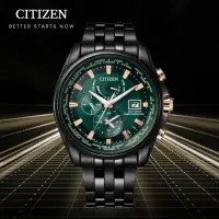 在飛比找momo購物網優惠-【CITIZEN 星辰】GENTS系列 光動能 電波計時腕錶