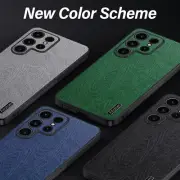 Shockproof Hybrid Case For Galaxy Note20 S23 S22 S21 TPU Wood Grain Cover Shell