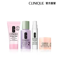 在飛比找momo購物網優惠-【CLINIQUE 倩碧】淡斑保養入門組(慕斯30ml+潔膚