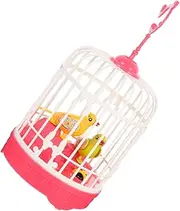 SUPVOX Interactive Singing Bird for Voice Control Simulation Chirping Bird with Light Sound Material for Playtime and Learning Activities