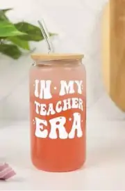 Teacher Gifts For Teacher Era Cup 16 Oz Teacher Glass Cups Free Shipping