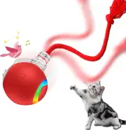 Interactive Cat Toys for Bored Indoor Cats - Motion Activated, RGB Lighting, 2 S