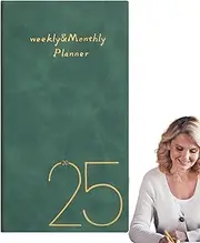 2025 Calendar Planner | Vertical Weekly & Monthly Layout, Appointment Book, Time Management Tracker, Efficient Scheduling, Goal Setting, Task Organization, And Productivity Agenda For 2025