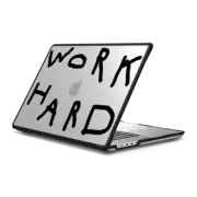 MacBook Pro 16-inch (M1 - M4) Impact Case WORK HARD BLACK