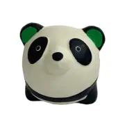 Multipet Mini Pet Panda Latex Round Animal 2.5" Dog Toy For Small Breed Pup Dogs